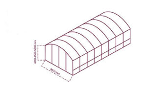 Sheet greenhouses structures