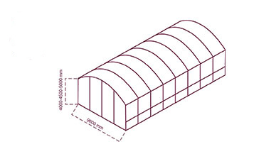 Sheet greenhouses structures